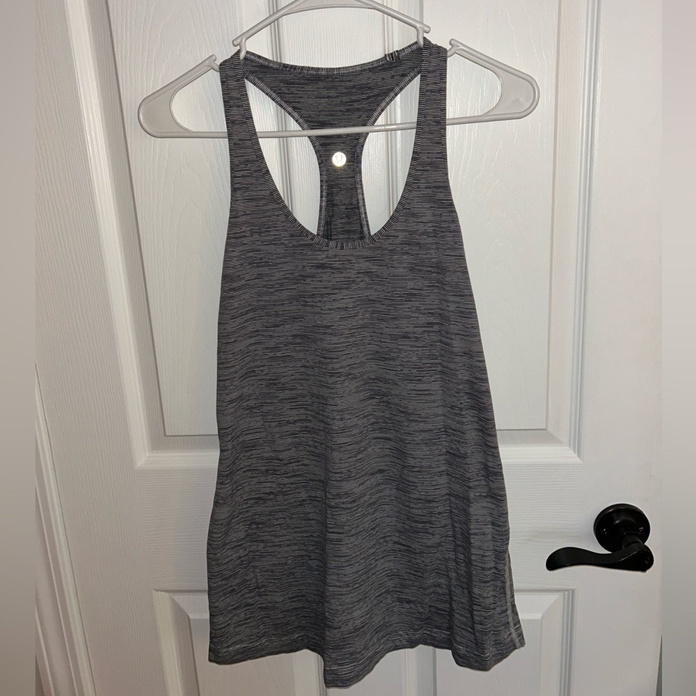 Lululemon Gray Racerback Tank Top